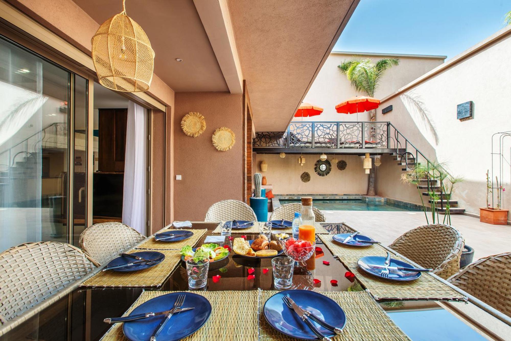 Villa Serenity & Spa - Breakfast Марракеш Экстерьер фото